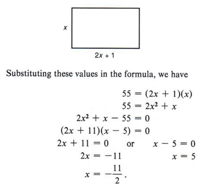 quadratic equation problems