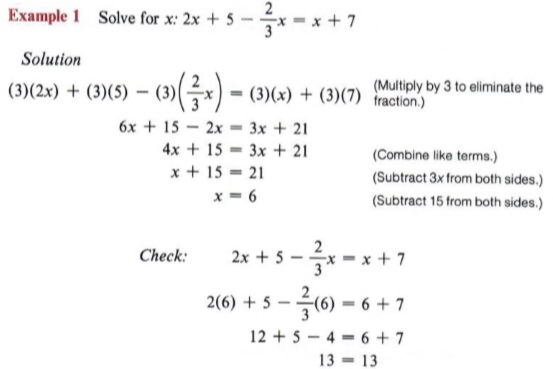 Solving Equations