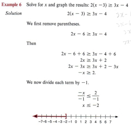 Equations and Inequalities Involving Signed Numbers