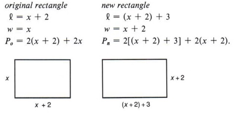 Calculating the area and the perimeter (Pre-Algebra, Inequalities and  one-step equations) – Mathplanet