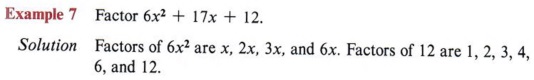 problem solving with factorising