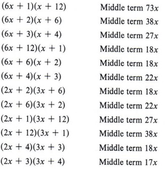 problem solving with factors