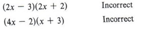 problem solving with factorising