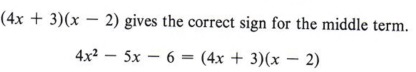 problem solving with factorising