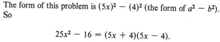 problem solving with factorising