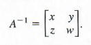problem solving inverse matrix