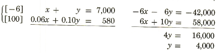application of linear equation solution -4