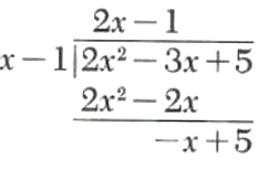 solve math problems polynomials Division of polynomials - 5