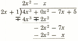 division with polynomials - 12