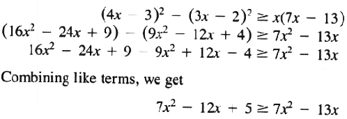 Solution for example of solution set Theorem 1
