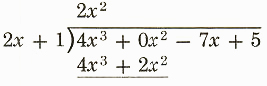 division with polynomials - 10