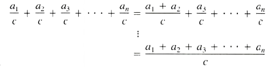 Combining two fractions