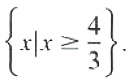 Solution set for union of solution set
