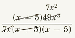 simplify rational expressions - 10