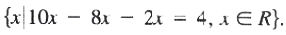 Another example for problem for element in the set