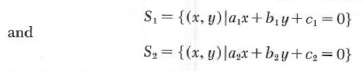 graphical solutions of two linear equations - 1
