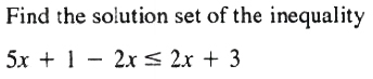 another example for solution set Theorem 1
