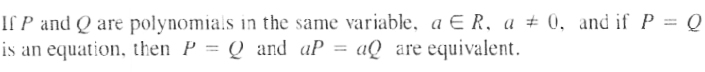 Equivalent Equation Theorem 1