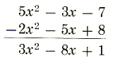 Adding and Subtracting Polynomials-2