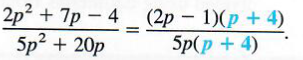 factoring before reducing