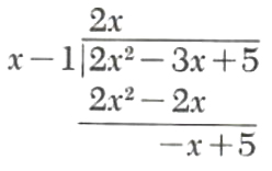 solve math problems polynomials Division of polynomials - 4