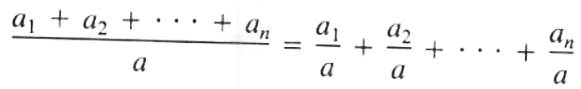 Division of Polynomial by a Monomial