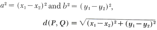 Pythagorean formula