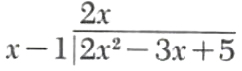 solve math problems polynomials Division of polynomials - 3